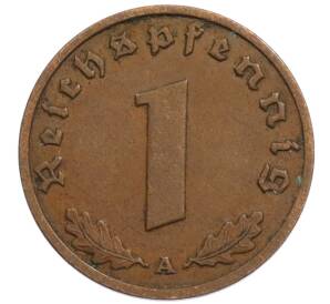 1 рейхспфенниг 1937 года A Германия — Фото №2