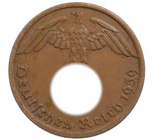 1 рейхспфенниг 1939 года A Германия