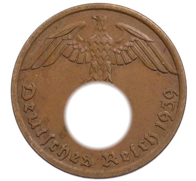 Монета 1 рейхспфенниг 1939 года A Германия (Артикул: K10-1769) — Фото №1