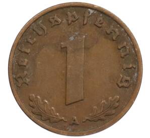 1 рейхспфенниг 1937 года A Германия — Фото №2