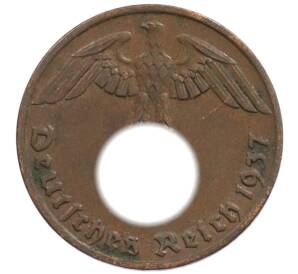 1 рейхспфенниг 1937 года A Германия — Фото №1