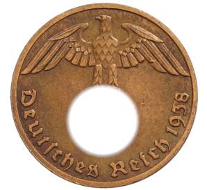 1 рейхспфенниг 1938 года E Германия — Фото №1