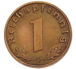 1 рейхспфенниг 1938 года E Германия — Фото №2