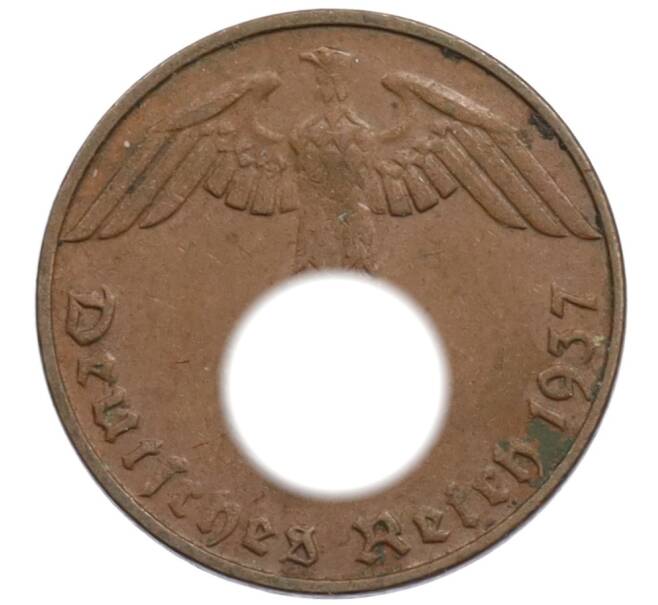 Монета 1 рейхспфенниг 1937 года D Германия (Артикул: K10-1778) — Фото №1