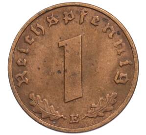 1 рейхспфенниг 1937 года E Германия — Фото №2