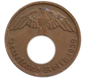 2 рейхспфеннига 1939 года B Германия — Фото №1