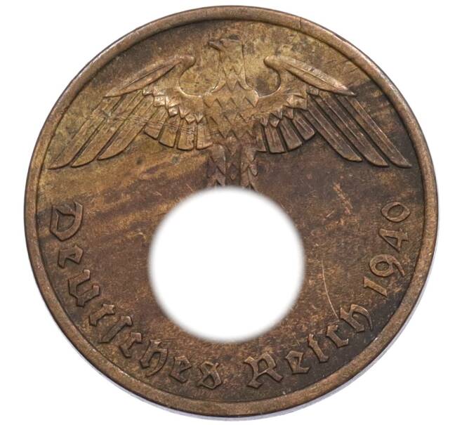 Монета 2 рейхспфеннига 1940 года A Германия (Артикул: K10-1648) — Фото №1