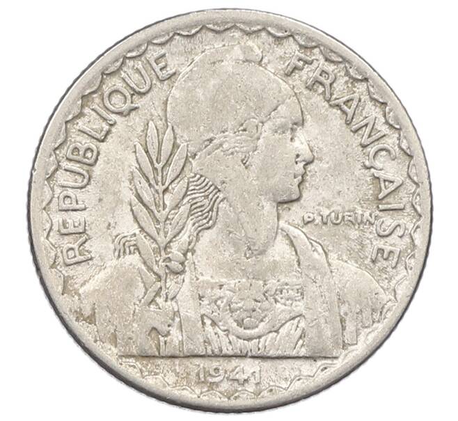 Монета 10 сантимов 1941 года Французский Индокитай (Артикул: K10-1824) — Фото №1