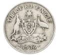 Монета 3 пенса 1936 года Австралия (Артикул: K10-1830) — Фото №1
