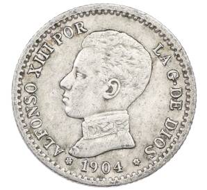 50 сентимо 1904 года Испания — Фото №1