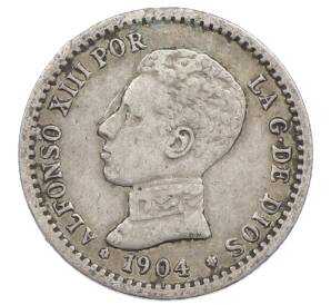 50 сентимо 1904 года Испания — Фото №1