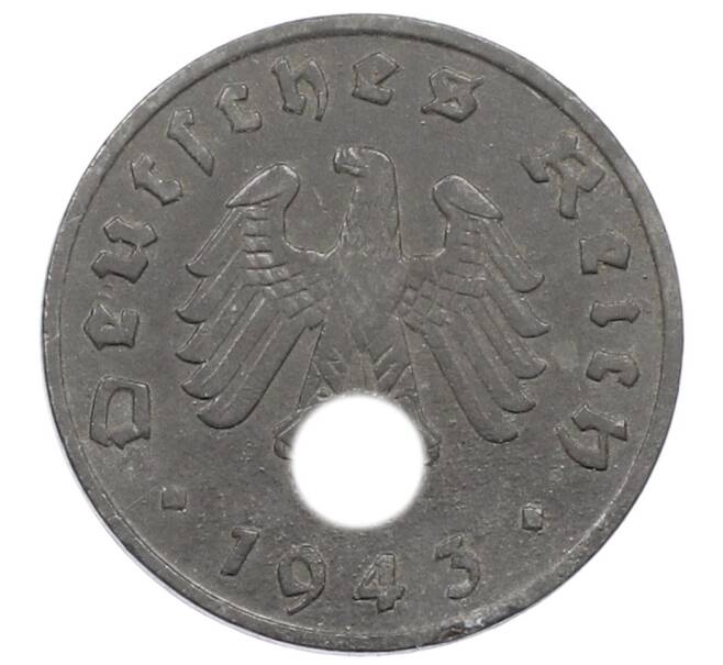 Монета 1 рейхспфенниг 1943 года A Германия (Артикул: K10-1863) — Фото №1