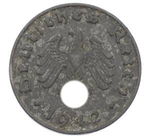 1 рейхспфенниг 1942 года B Германия — Фото №1