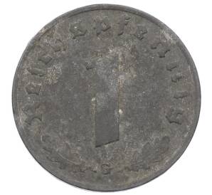 1 рейхспфенниг 1942 года G Германия — Фото №2