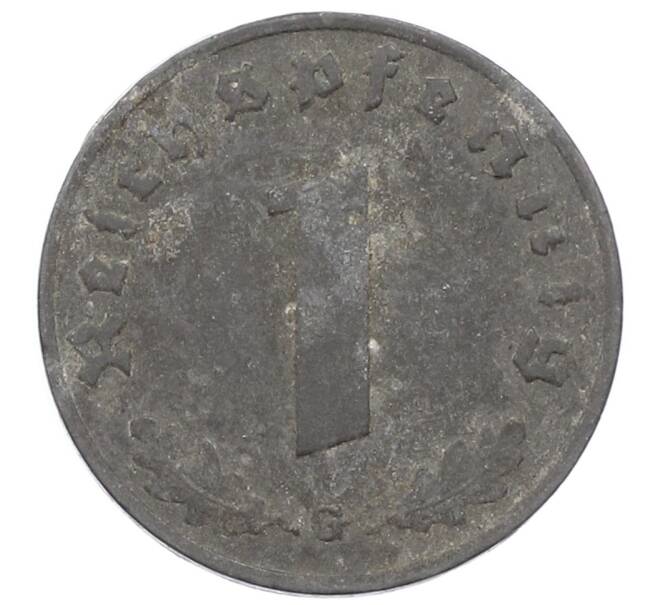 Монета 1 рейхспфенниг 1942 года G Германия (Артикул: K10-1875) — Фото №2
