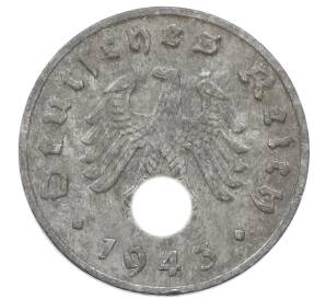 1 рейхспфенниг 1943 года F Германия — Фото №1