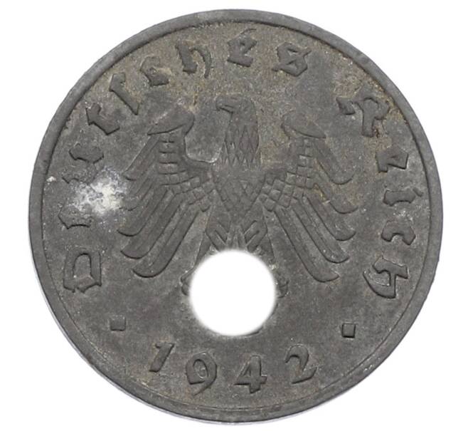 Монета 1 рейхспфенниг 1942 года A Германия (Артикул: K10-1885) — Фото №1