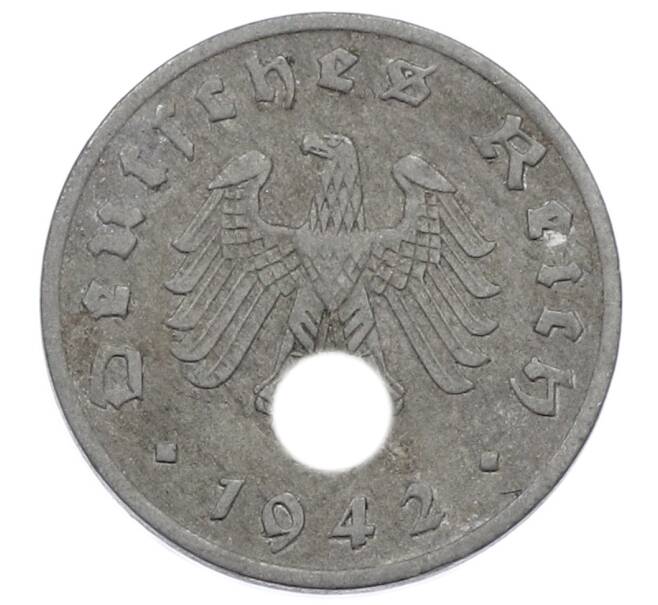 Монета 1 рейхспфенниг 1942 года A Германия (Артикул: K10-1886) — Фото №1