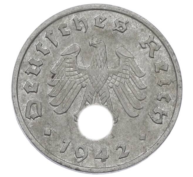Монета 1 рейхспфенниг 1942 года A Германия (Артикул: K10-1890) — Фото №1