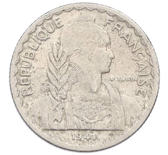 Монета 10 сантимов 1941 года Французский Индокитай (Артикул: K10-1907) — Фото №1