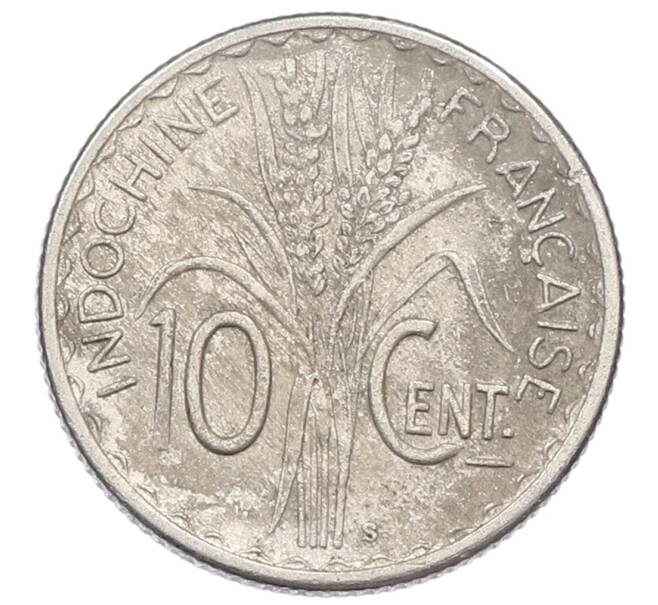 Монета 10 сантимов 1941 года Французский Индокитай (Артикул: K10-1908) — Фото №2