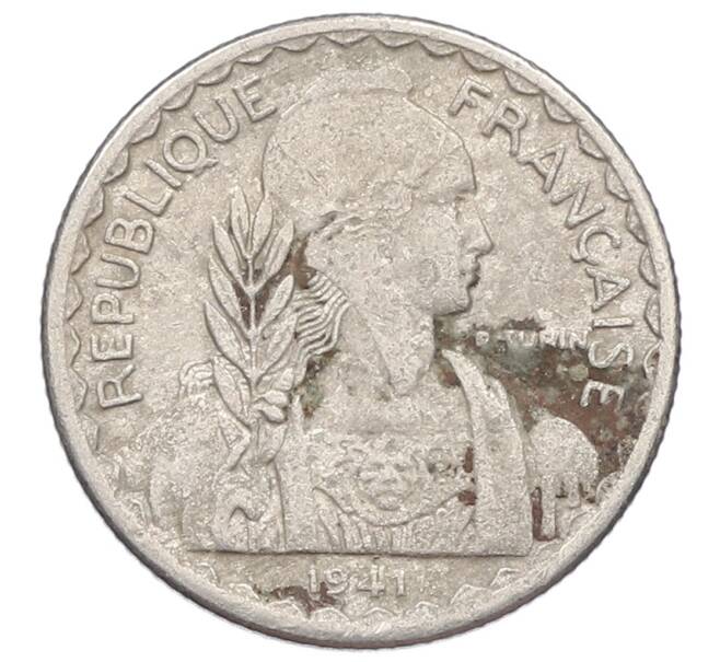 Монета 10 сантимов 1941 года Французский Индокитай (Артикул: K10-1910) — Фото №1
