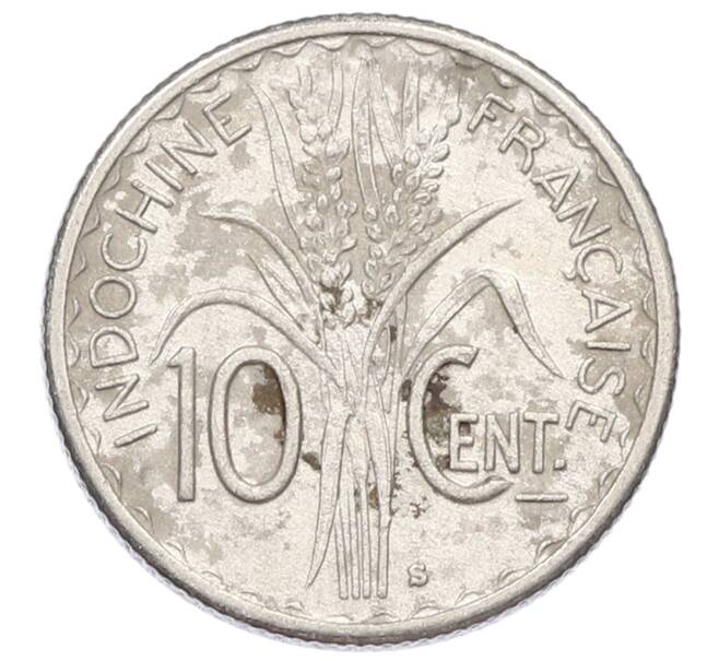 Монета 10 сантимов 1941 года Французский Индокитай (Артикул: K10-1910) — Фото №2