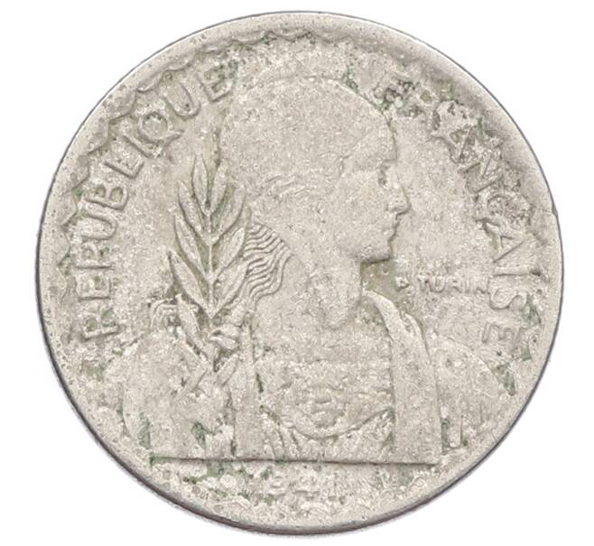 Монета 10 сантимов 1941 года Французский Индокитай (Артикул: K10-1912) — Фото №1