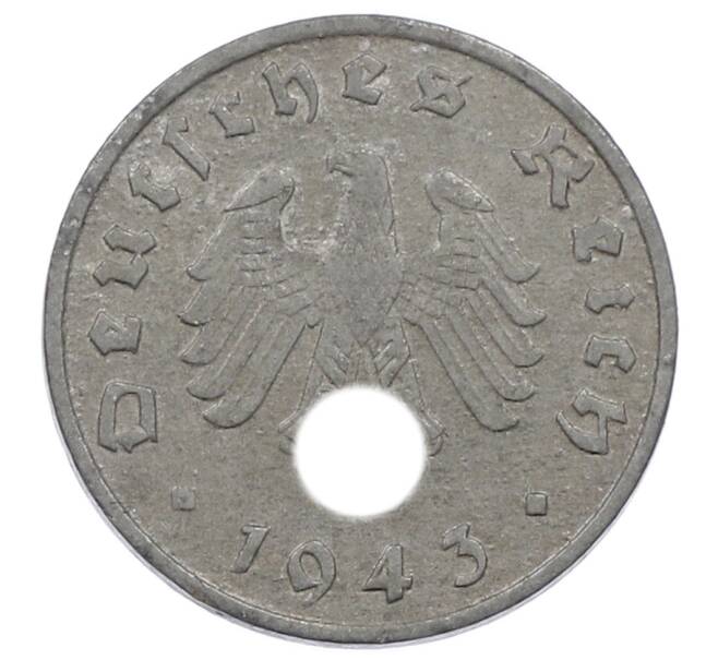 Монета 1 рейхспфенниг 1943 года A Германия (Артикул: K10-1916) — Фото №1