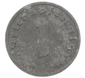 1 рейхспфенниг 1942 года F Германия — Фото №2