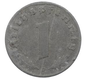 1 рейхспфенниг 1943 года D Германия — Фото №2