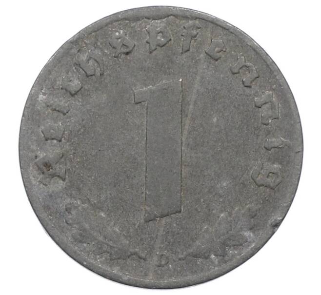 Монета 1 рейхспфенниг 1943 года D Германия (Артикул: K10-1925) — Фото №2