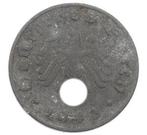 1 рейхспфенниг 1942 года D Германия — Фото №1