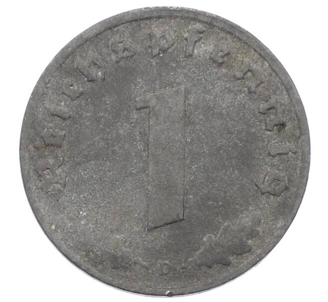 Монета 1 рейхспфенниг 1942 года D Германия (Артикул: K10-1928) — Фото №2