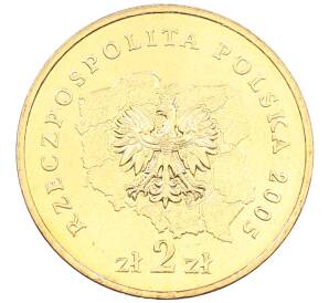 2 злотых 2005 года Польша «Регионы Польши — Великопольское воеводство» — Фото №2