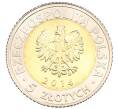 Монета 5 злотых 2014 года Польша «25 лет свободе» (Артикул: M2-0380) — Фото №2