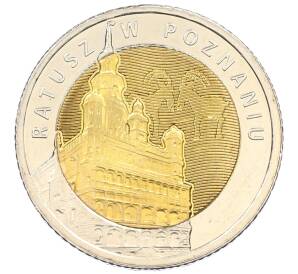 5 злотых 2015 года Польша «Открой для себя Польшу — Познанская ратуша» — Фото №1