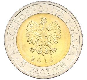 5 злотых 2015 года Польша «Открой для себя Польшу — Быдгощский канал» — Фото №2