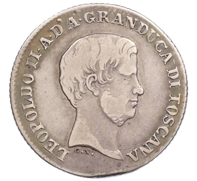 Монета 1 флорин (фиорино) 1856 года Тоскана (Артикул: K2-0666) — Фото №2