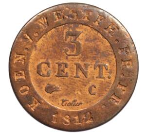 3 сантима 1812 года Вестфалия — Фото №1