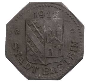 10 пфеннигов 1917 года Германия — город Эрштайн (Нотгельд) — Фото №1