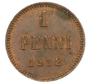 1 пенни 1912 года Русская Финляндия