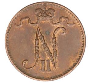 1 пенни 1915 года Русская Финляндия — Фото №2