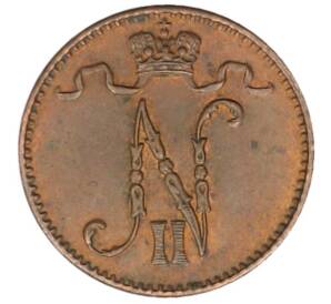 1 пенни 1915 года Русская Финляндия — Фото №2