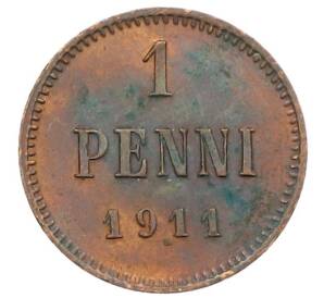 1 пенни 1911 года Русская Финляндия