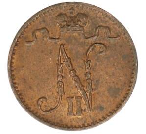 1 пенни 1915 года Русская Финляндия — Фото №2