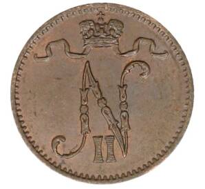 1 пенни 1909 года Русская Финляндия — Фото №2