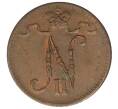 Монета 1 пенни 1915 года Русская Финляндия (Артикул: K10-1958) — Фото №2