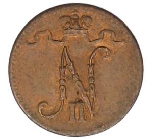 1 пенни 1916 года Русская Финляндия — Фото №2