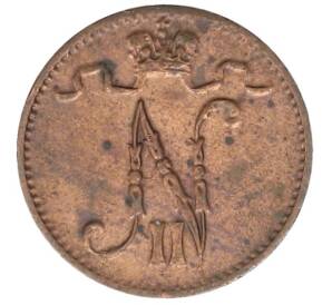 1 пенни 1915 года Русская Финляндия — Фото №2